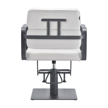 Fauteuil coiffeur Portiva Gris & Blanc