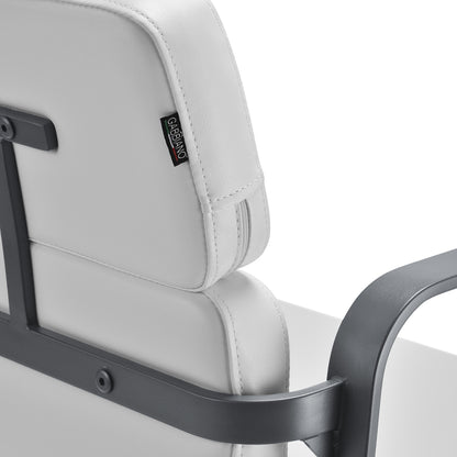 Fauteuil coiffeur Portiva Gris & Blanc