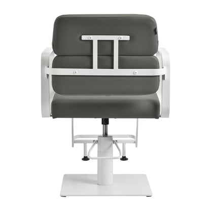 Fauteuil coiffeur Portiva Blanc & Gris