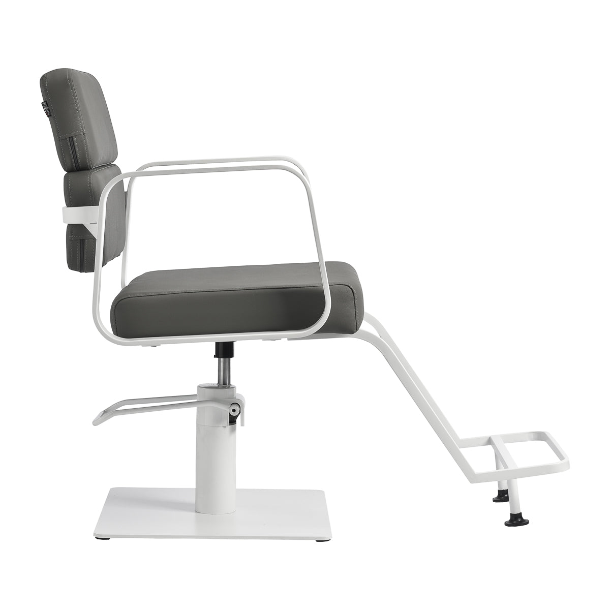 Fauteuil coiffeur Portiva Blanc & Gris