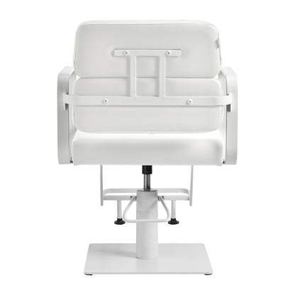 Fauteuil coiffeur Portiva Blanc & Blanc