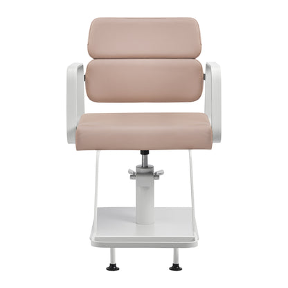 Fauteuil coiffeur Portiva Blanc & Beige