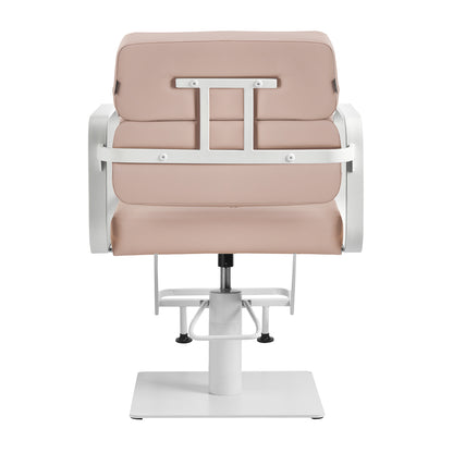 Fauteuil coiffeur Portiva Blanc & Beige