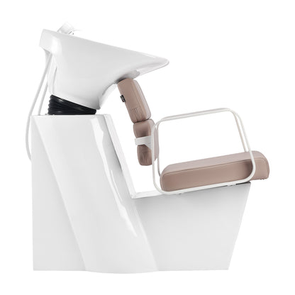 Bac à shampoing Portiva Blanc & Beige