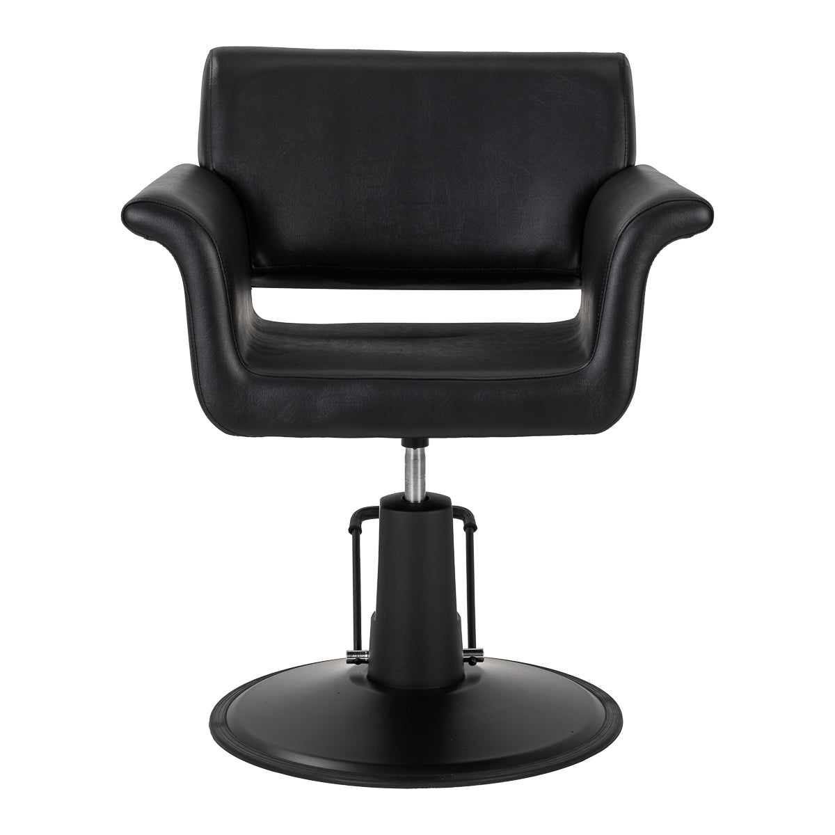 Fauteuil coiffeur Minimal Noir Base Noire