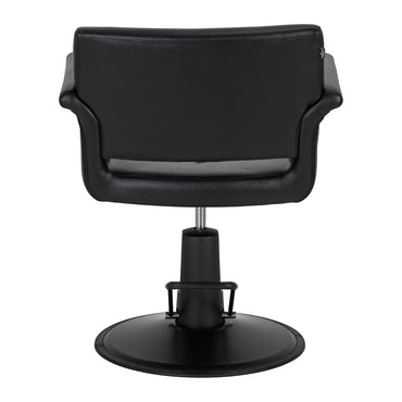 Fauteuil coiffeur Minimal Noir Base Noire