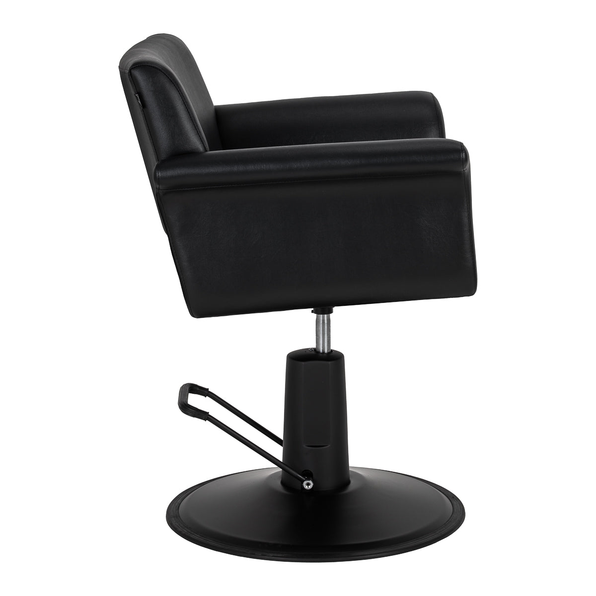 Fauteuil coiffeur Minimal Noir Base Noire