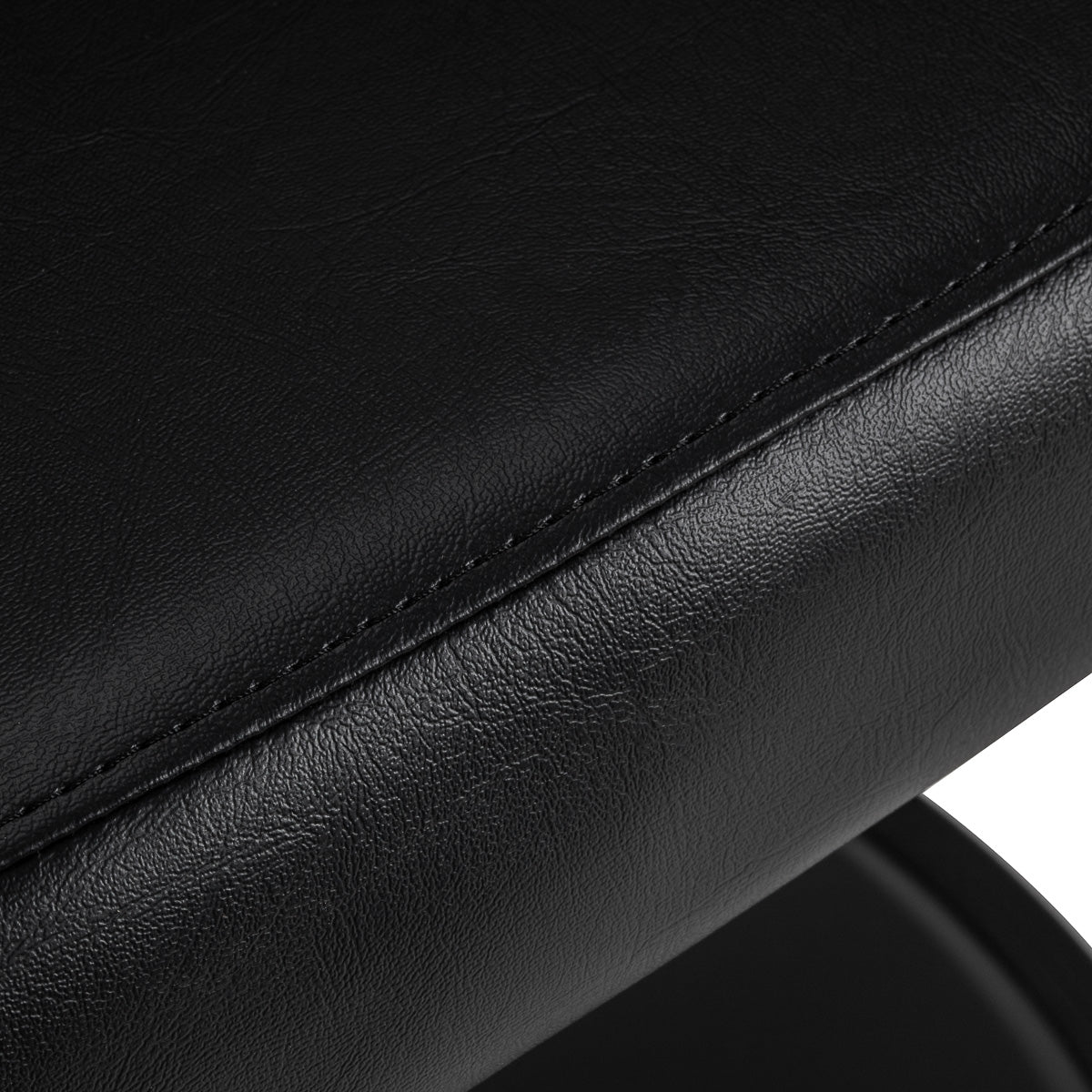 Fauteuil coiffeur Minimal Noir Base Noire