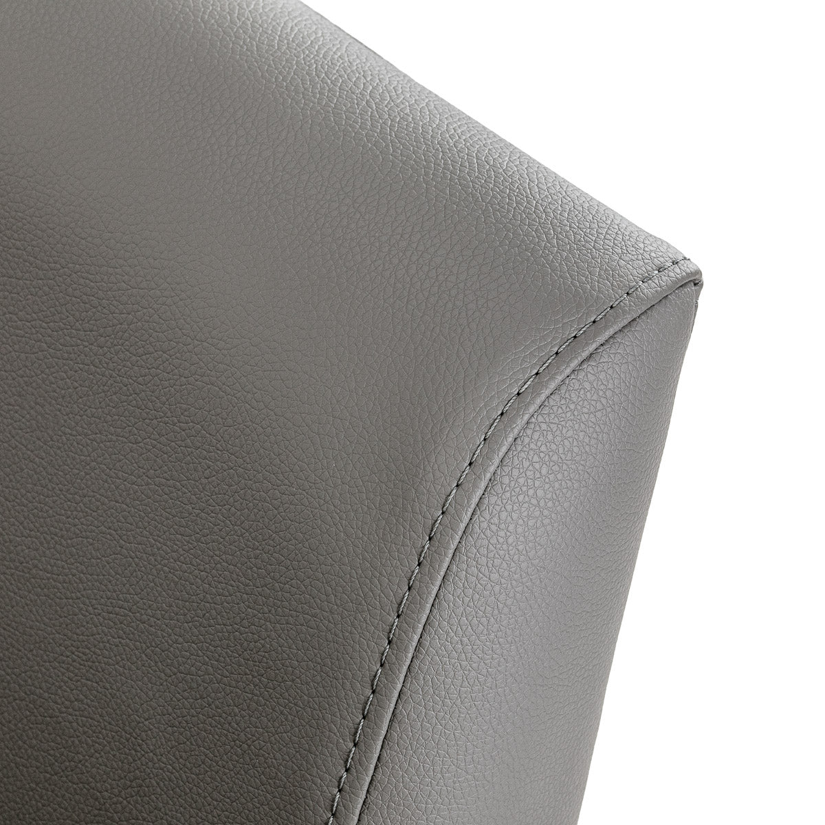 Fauteuil coiffeur Minimal Gris Base Noire