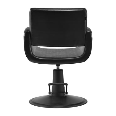 Fauteuil coiffeur Matira Noir (base noire)