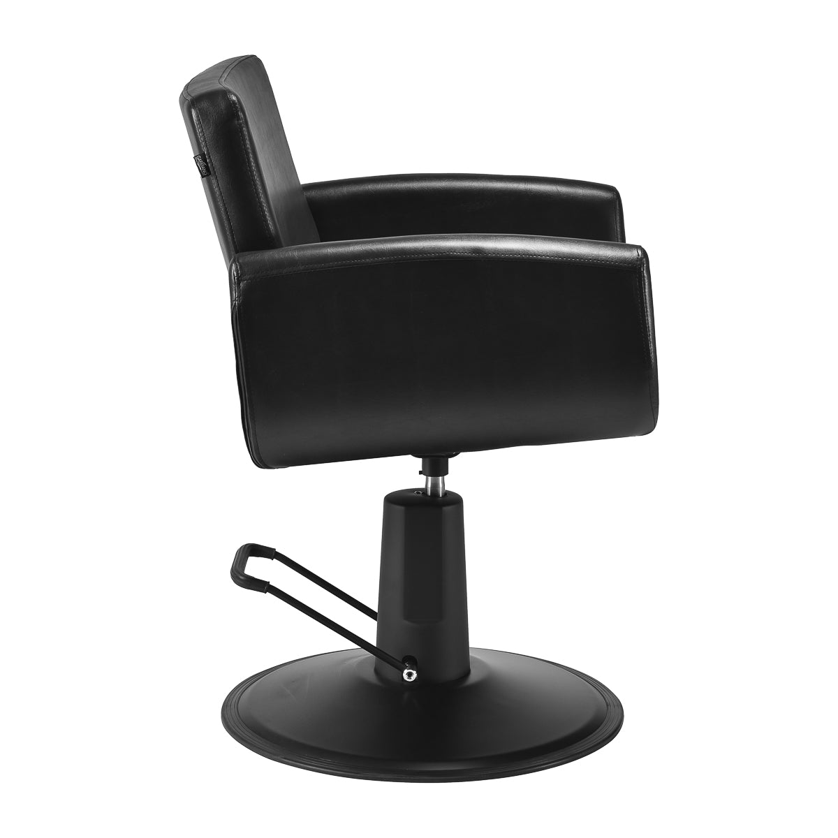 Fauteuil coiffeur Matira Noir (base noire)