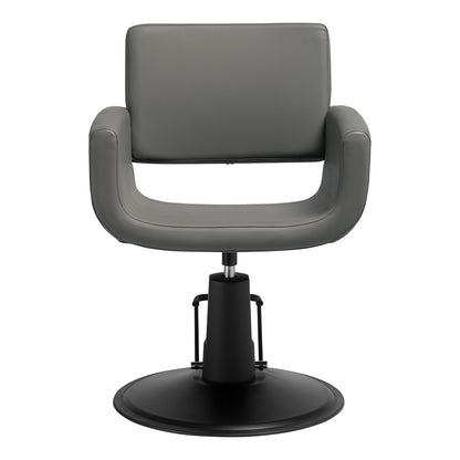 Fauteuil coiffeur Matira Gris (base noire)