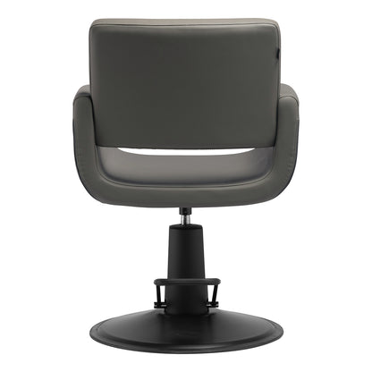 Fauteuil coiffeur Matira Gris (base noire)