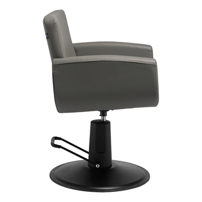 Fauteuil coiffeur Matira Gris (base noire)