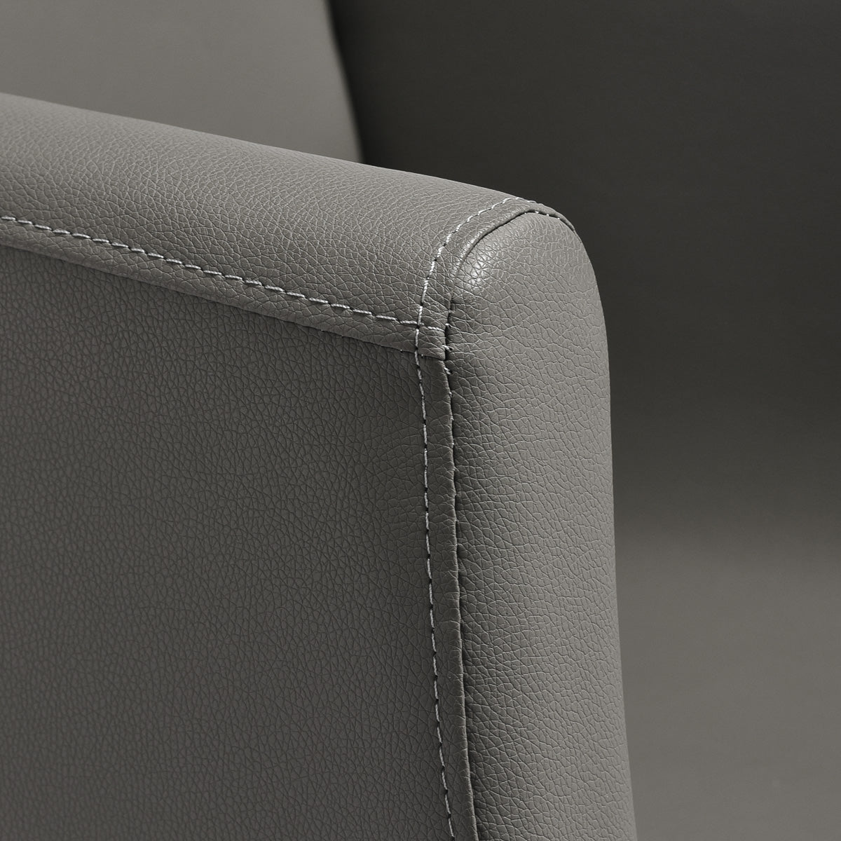 Fauteuil coiffeur Matira Gris (base noire)