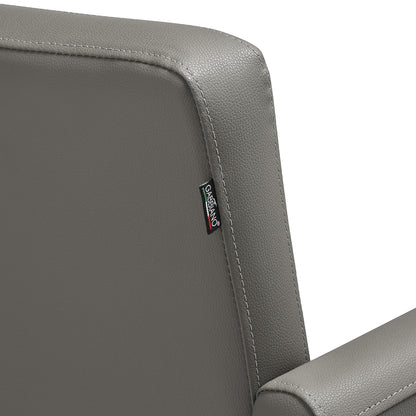 Fauteuil coiffeur Matira Gris (base noire)