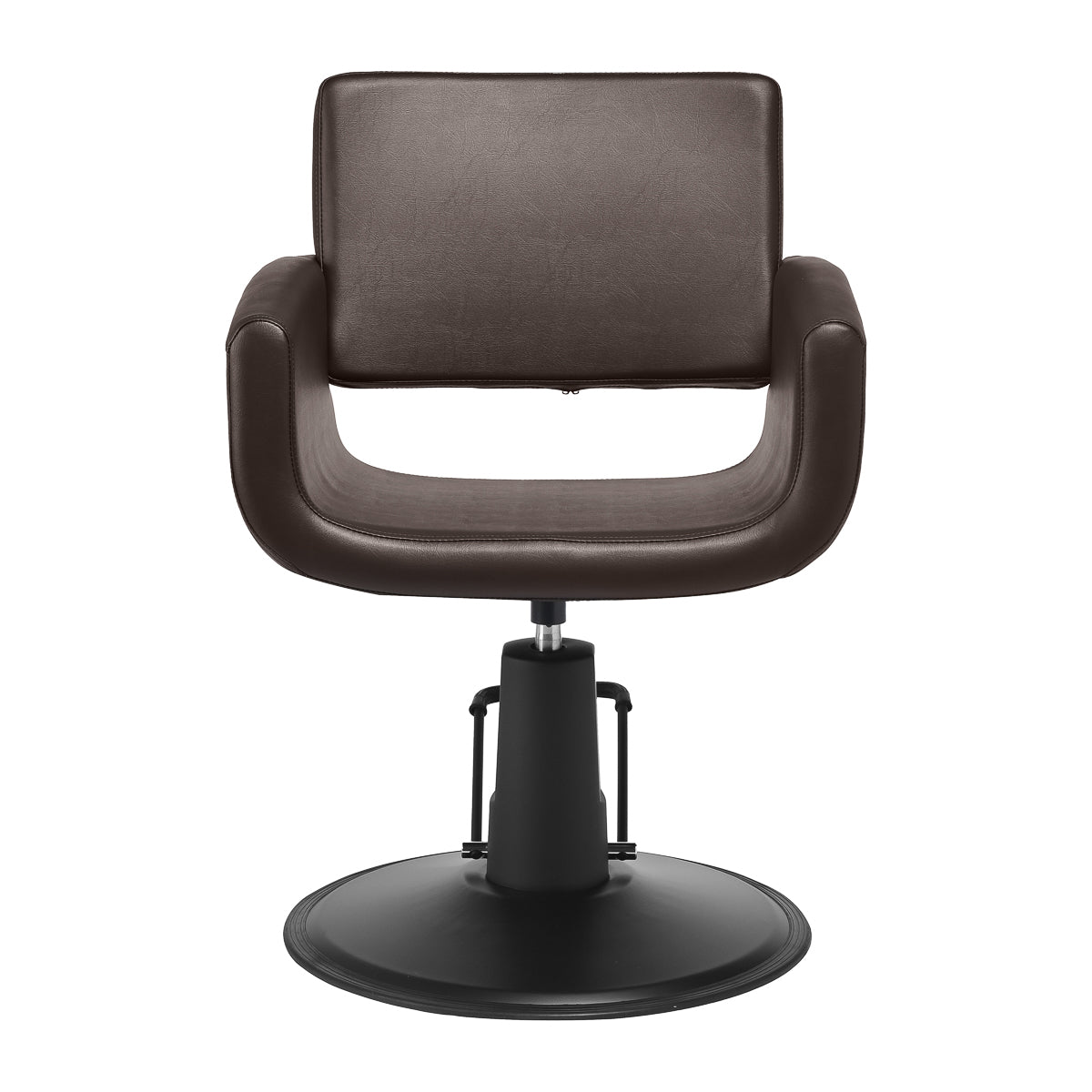 Fauteuil coiffeur Matira Brun (base noire)