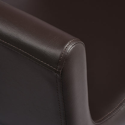 Fauteuil coiffeur Matira Brun (base noire)