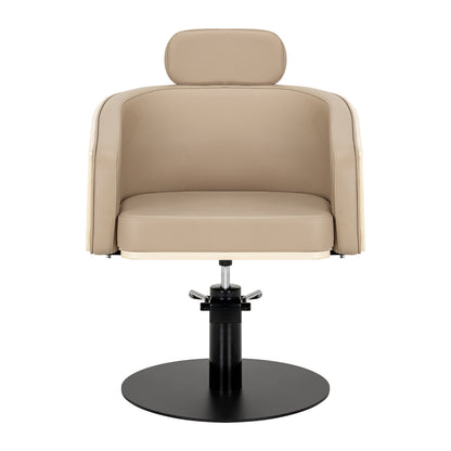 Fauteuil coiffeur Westra Beige (base noire)