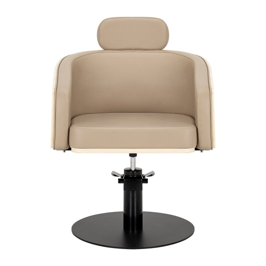 Fauteuil coiffeur Westra Beige (base noire)