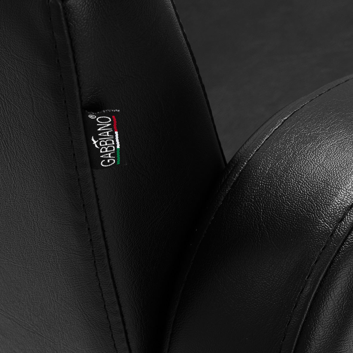 Fauteuil coiffeur Sevona Noir (base noire)