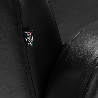 Fauteuil coiffeur Sevona Noir (base noire)