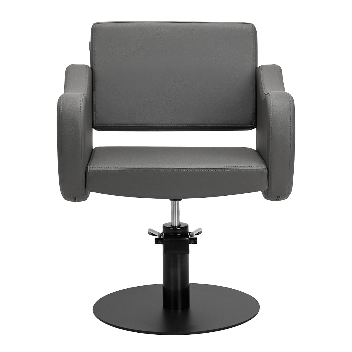 Fauteuil coiffeur Sevona Gris (base noire)