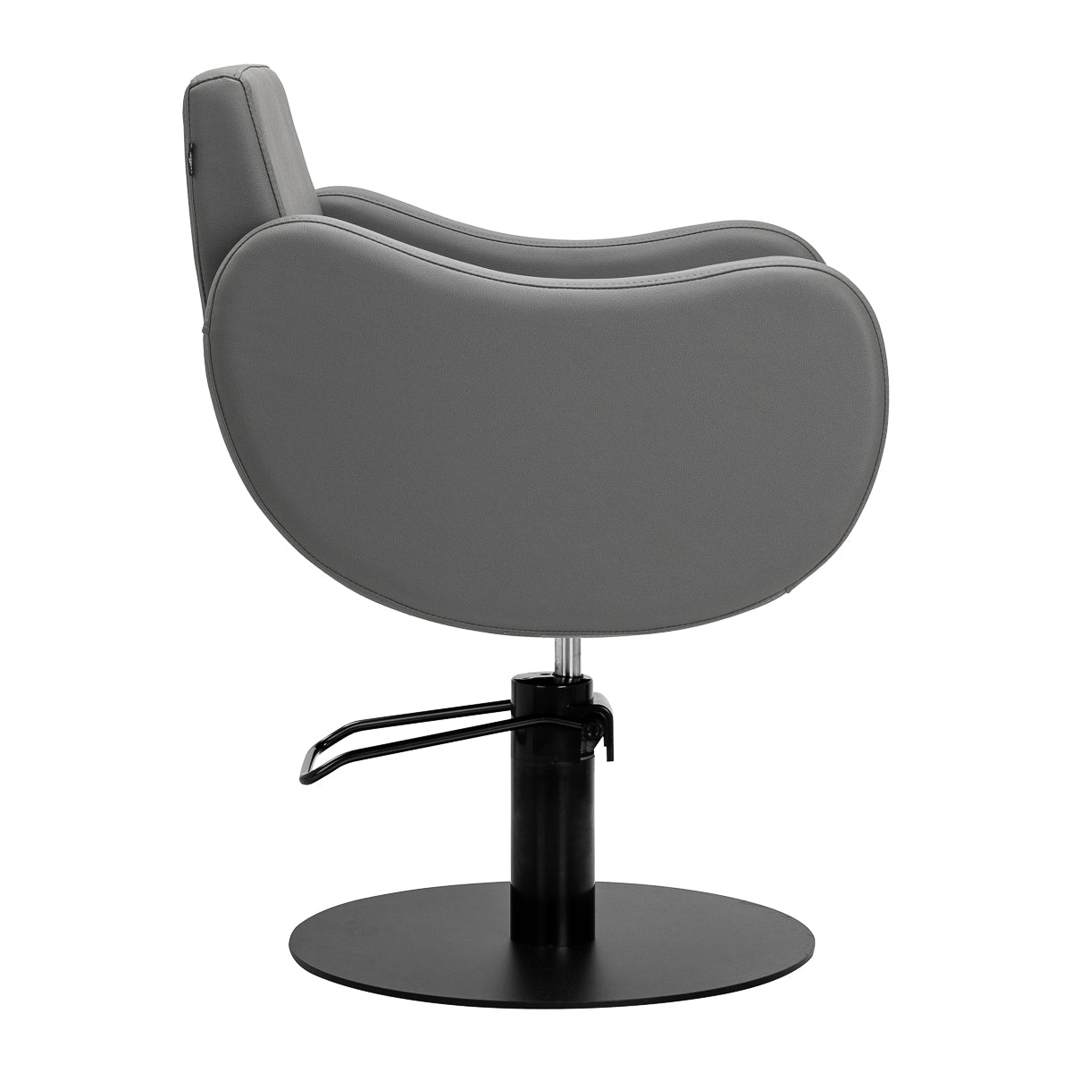 Fauteuil coiffeur Sevona Gris (base noire)