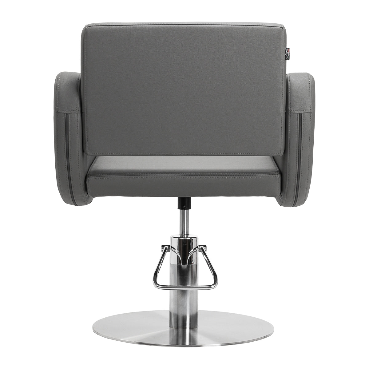 Fauteuil coiffeur Sevona Gris (base inox)