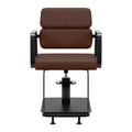 Fauteuil coiffeur Portiva Noir & Chocolat