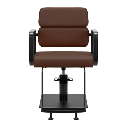 Fauteuil coiffeur Portiva Noir & Chocolat