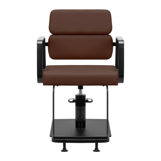 Fauteuil coiffeur Portiva Noir & Chocolat