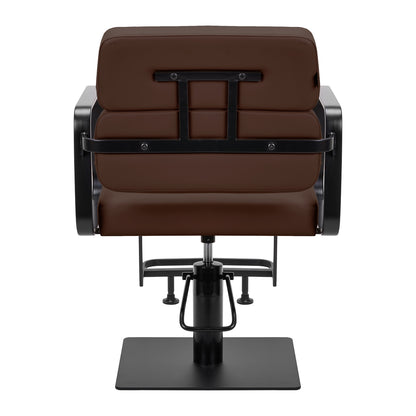 Fauteuil coiffeur Portiva Noir & Chocolat
