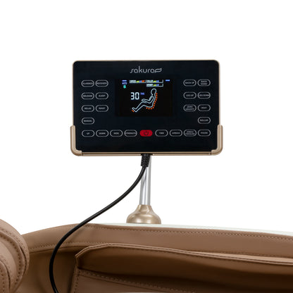 Fauteuil massant Relax Prestige Blanc & Beige