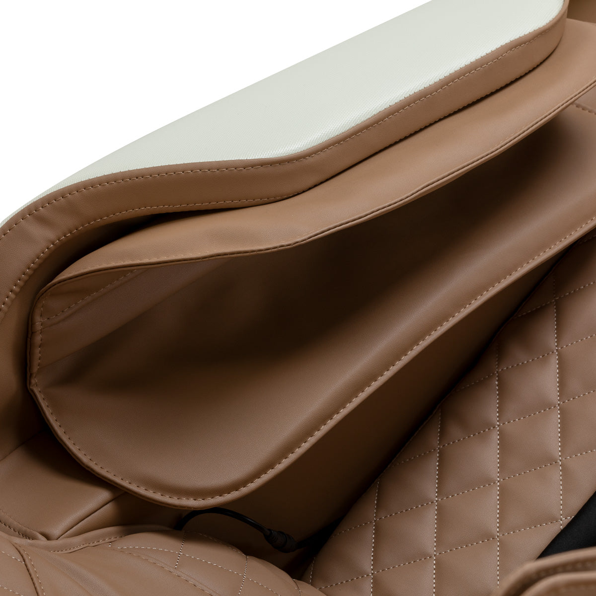 Fauteuil massant Relax Prestige Blanc & Beige