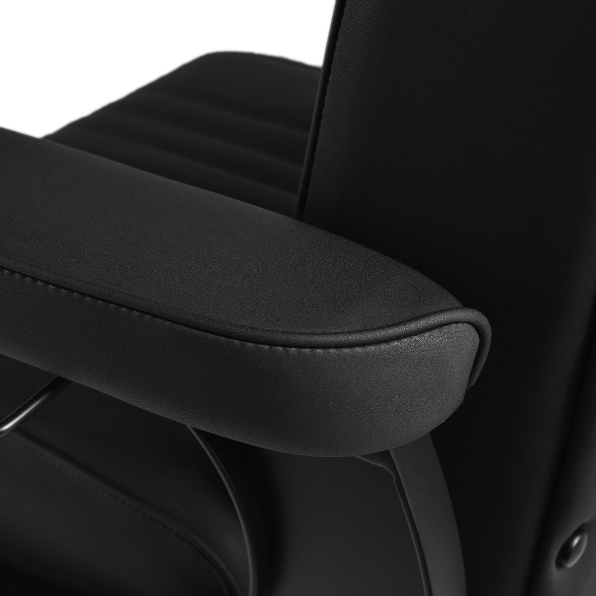 Fauteuil barbier Mason Noir (structure noire)