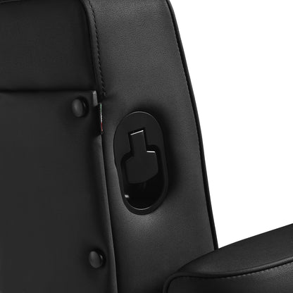 Fauteuil barbier Mason Noir (structure noire)