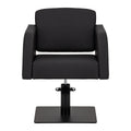 Fauteuil coiffeur Elara Noir (base noire)