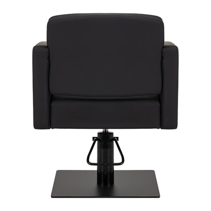 Fauteuil coiffeur Elara Noir (base noire)