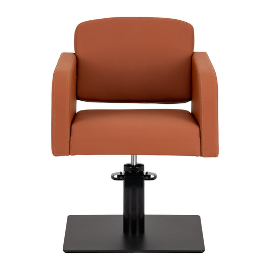 Fauteuil coiffeur Elara Brun (base noire)
