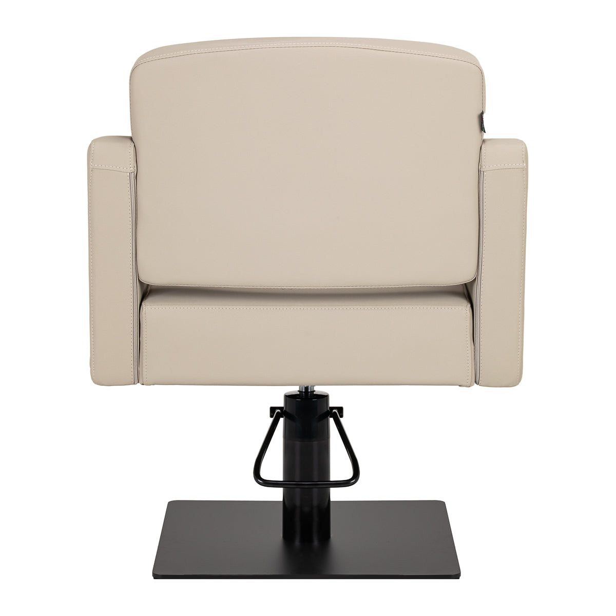 Fauteuil coiffeur Elara Gris Beige (base noire)