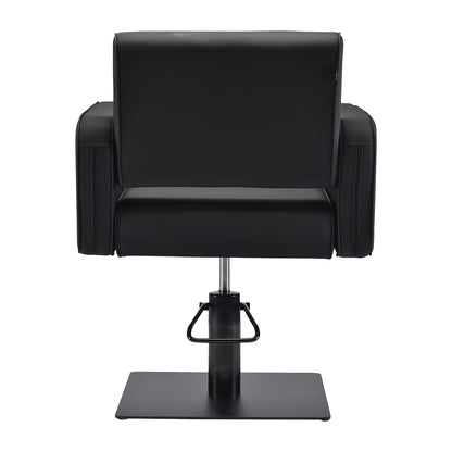 Fauteuil coiffeur Sierra Noir (base noire)