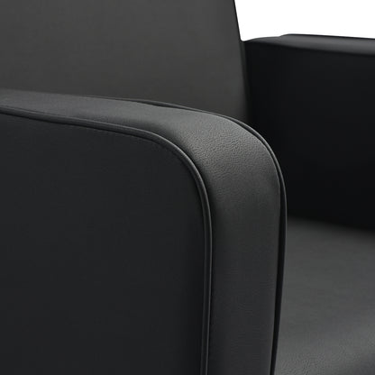 Fauteuil coiffeur Sierra Noir (base noire)