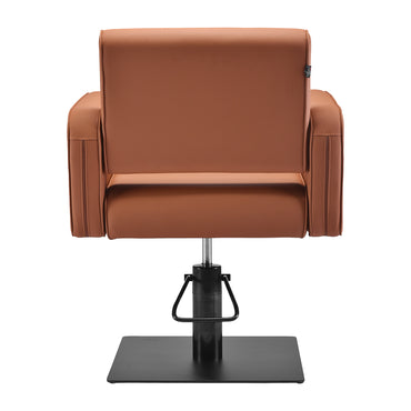 Fauteuil coiffeur Sierra Brun (base noire)