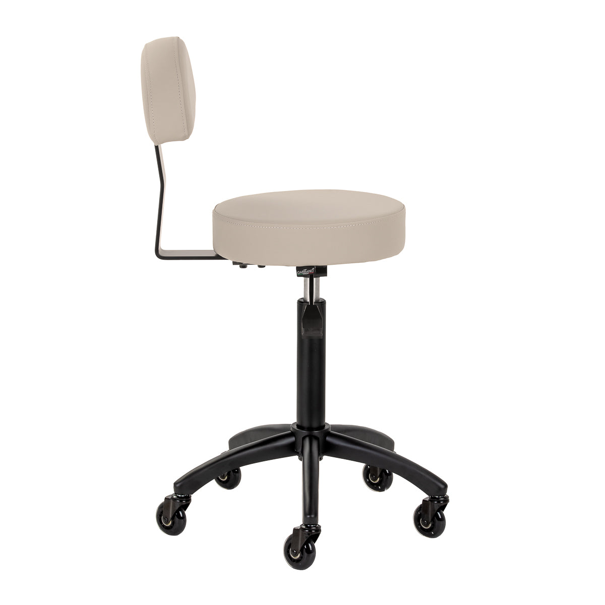 Tabouret coiffure Gabbiano D026 gris-beige
