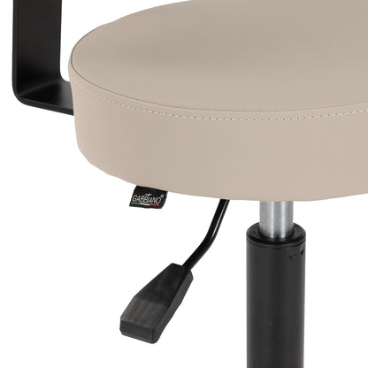 Tabouret coiffure Gabbiano D026 gris-beige