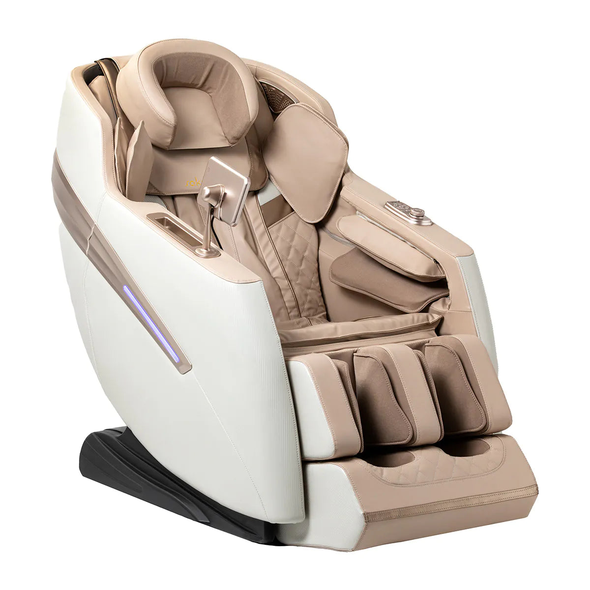 Fauteuil massant Relax Prime Crème & Beige