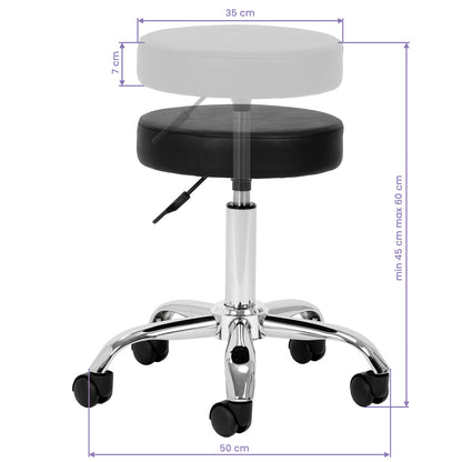 Tabouret cosmétique AM-310v noir