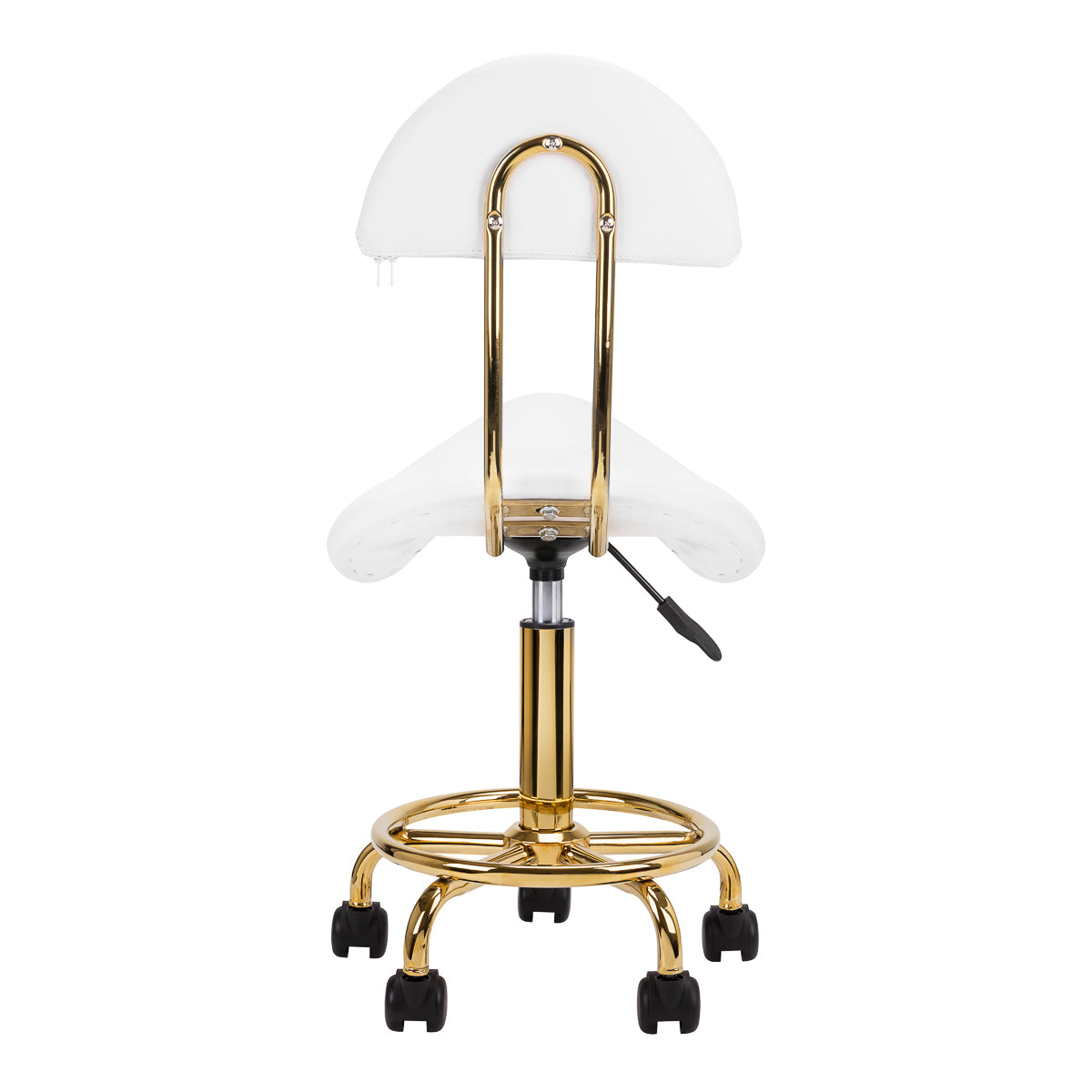 Tabouret cosmétique Essential Gold Blanc – Série Sélection