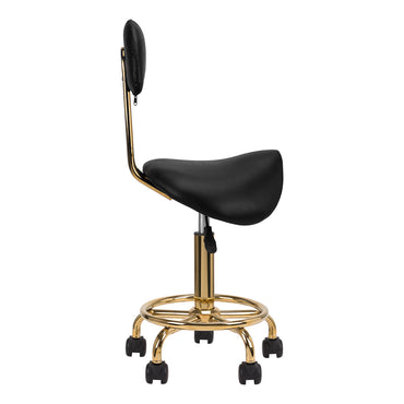 Tabouret cosmétique Essential Gold Noir – Série Sélection